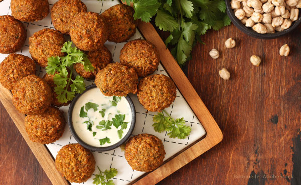 Falafel mit Limette und Mandel