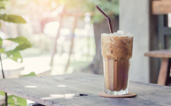 Veganer Eiskaffee