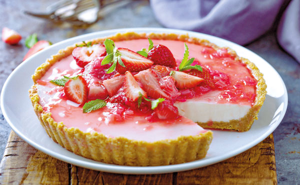 Erdbeer Rhabarber Kuchen