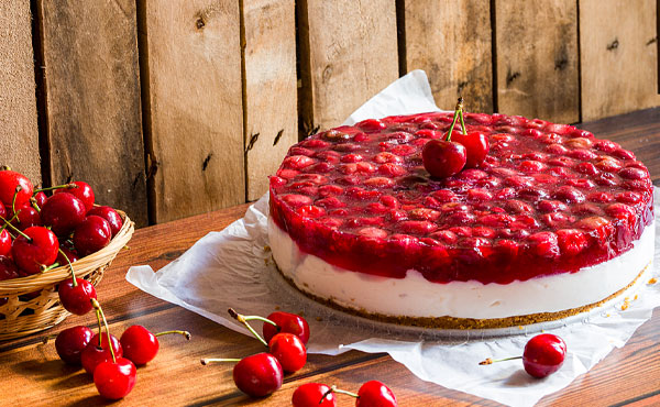 No Bake Kirschkuchen