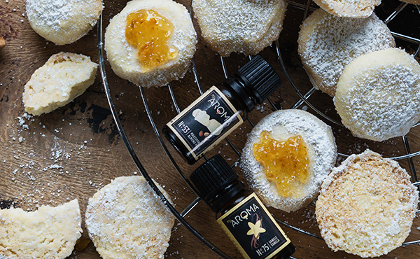 Marzipan Shortbread Cookies