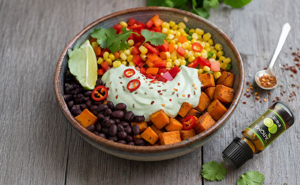 Spicy Salatbowl perfekt für Mealprep