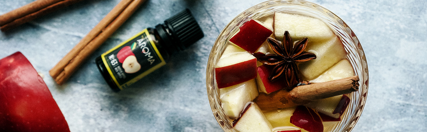 Zaubere dir aus frischen Äpfeln ein besonderes Getränk mit myAROMA.
