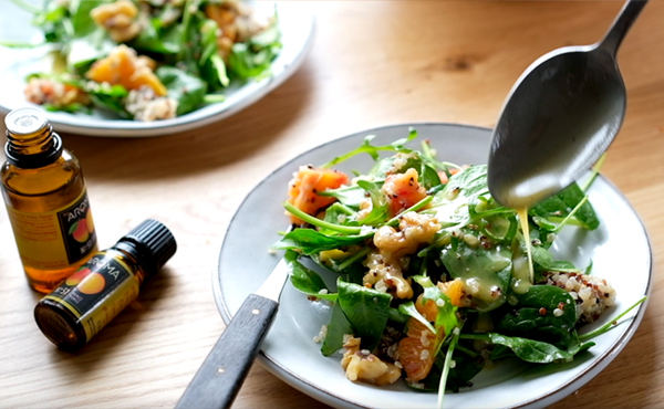 Wintersalat mit Mango Dressing