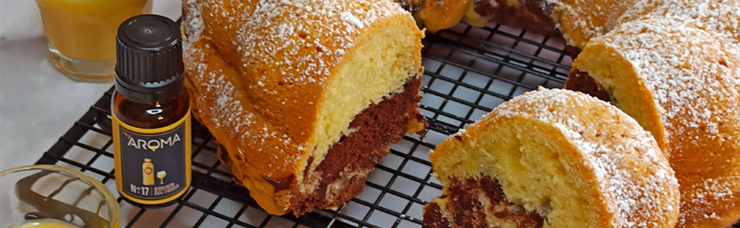 Ein Klassiker, den jeder liebt: Saftiger Marmorkuchen mit Eierlikör