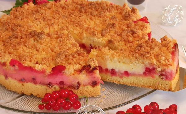 Johannisbeer-Kokos-Kuchen