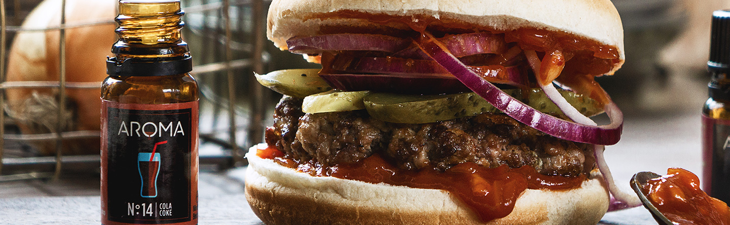 Verleihe deinem Burger die perfekte selbstgemachte Sauce von myAROMA.