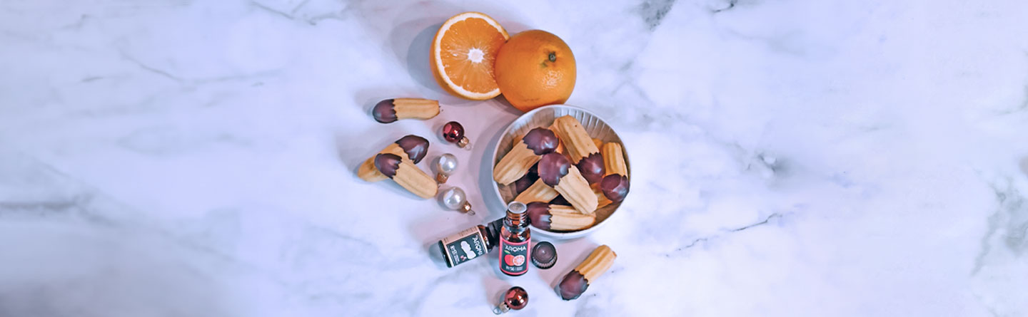 Weihnachtsplätzchen mit Orangen und Marzipanaroma