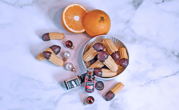 Orangen Marzipan Spritzgebäck